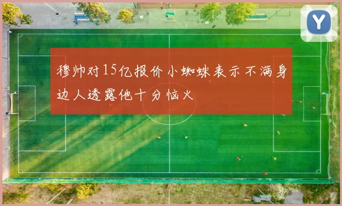 穆帅对15亿报价小蜘蛛表示不满身边人透露他十分恼火