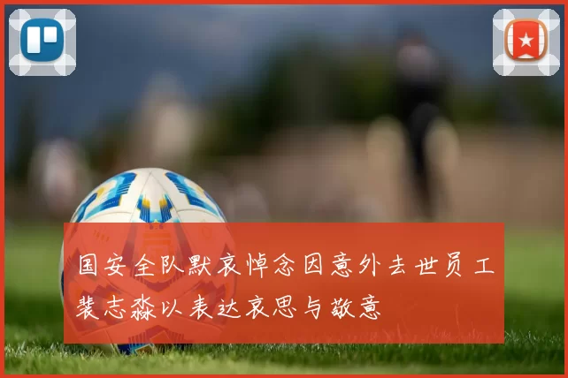 国安全队默哀悼念因意外去世员工裴志淼以表达哀思与敬意